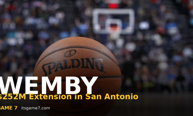 Victor Wembanyama Signs Massive $252 Million Extension with the Spurs: The Details 1