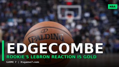 VJ Edgecombe Posted the Perfect Meme After LeBron James Signed With 76ers