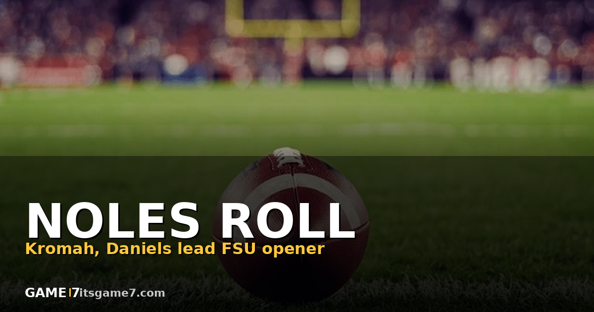 Florida State Grinds Out 34-17 Win Over New Mexico State In Week 0