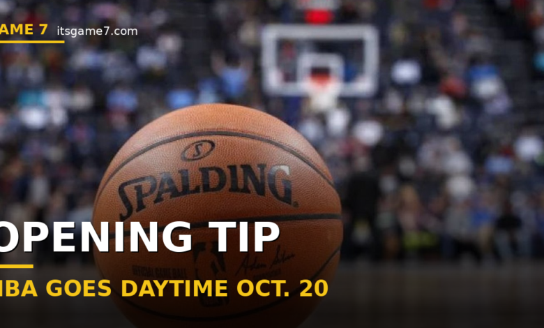 The NBA Just Scheduled a 3 P.M. Opening Night Game. Here's Why That's Actually Smart.