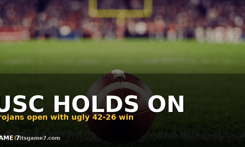 USC Survives San Jose State 42-26 After Nearly Blowing 32-Point Lead