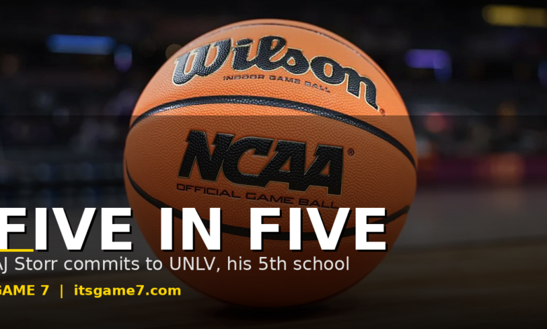 AJ Storr Transfers to UNLV for His 5th School in 5 Years 1
