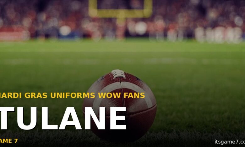 Tulane's New Mardi Gras Uniforms Have Everyone Saying the Same Thing