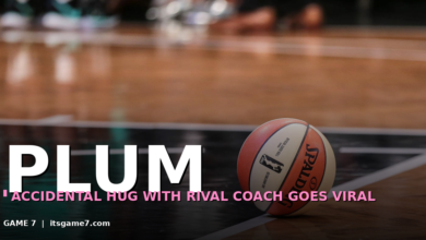 Kelsey Plum Accidentally Hugs Opposing Coach Chasing Loose Ball: The Video Is a Must-See 6