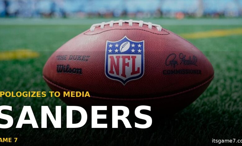 Shedeur Sanders Just Apologized to the Media, and It's a Bigger Deal Than It Sounds