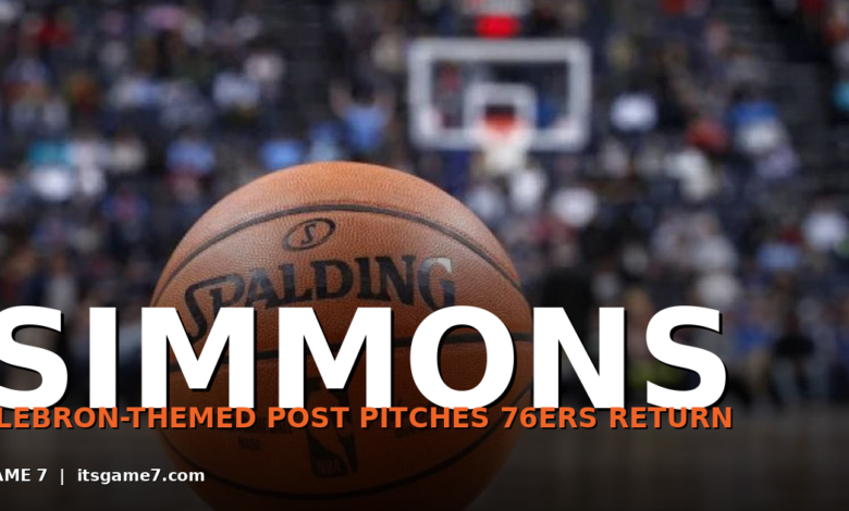 Ben Simmons Turns Heads With a LeBron James-Themed Instagram Post: A 76ers Reunion Pitch? 1