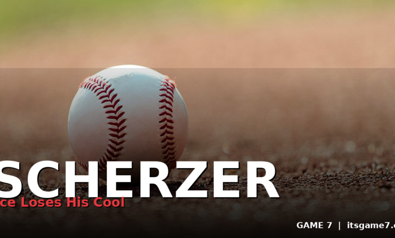 Max Scherzer Explodes at Jesus Sanchez After Costly Fly Ball Misplay 1