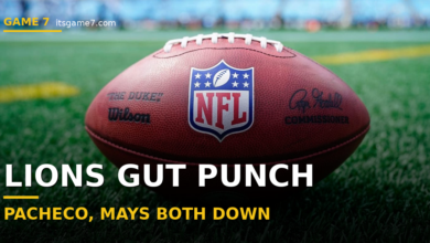 Isiah Pacheco Tears His MCL and the Lions Just Lost Their Center Too. Detroit's Season Just Got Complicated.