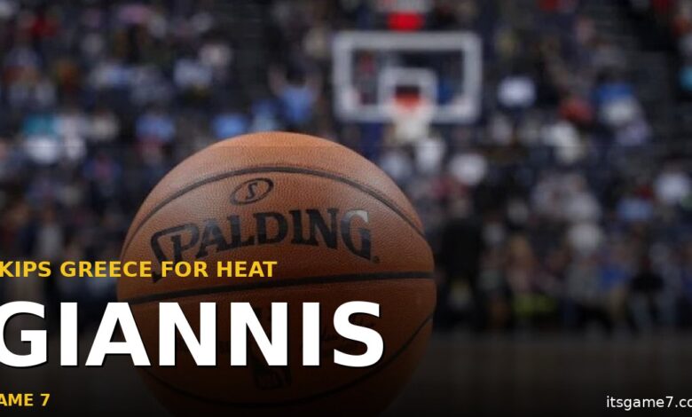 Giannis Antetokounmpo Is Skipping Greece's FIBA Window, and the Heat Have the Right Idea