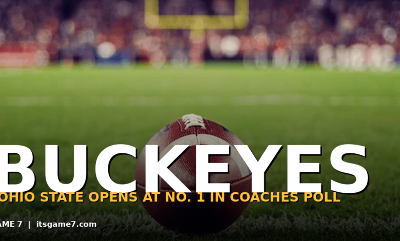 Ohio State Opens Preseason at No. 1: The Big Ten Loads the Top 6 1