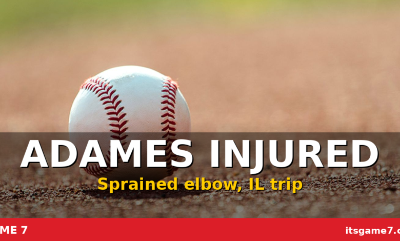 Willy Adames Lands on IL With Sprained Elbow: Giants' Playoff Push Takes a Hit