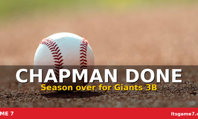 Giants' Matt Chapman Done for Season With Core Muscle Surgery: What Comes Next