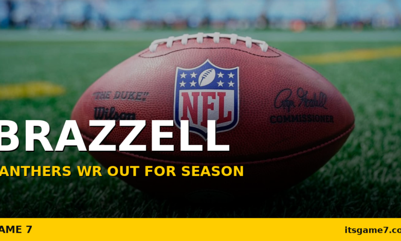 Panthers Rookie WR Chris Brazzell II to Miss Season After Torn LCL 1