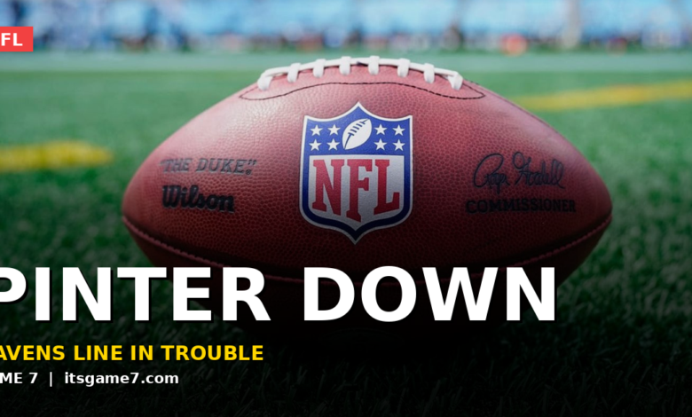 Ravens Lose Center Danny Pinter to Torn Patella Tendon 1