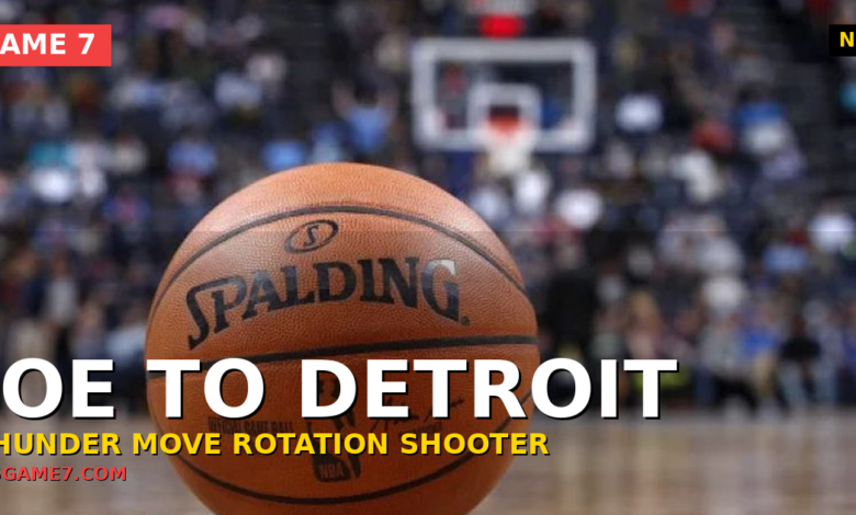 Isaiah Joe Traded From Thunder to Pistons for Two Second-Round Picks 1