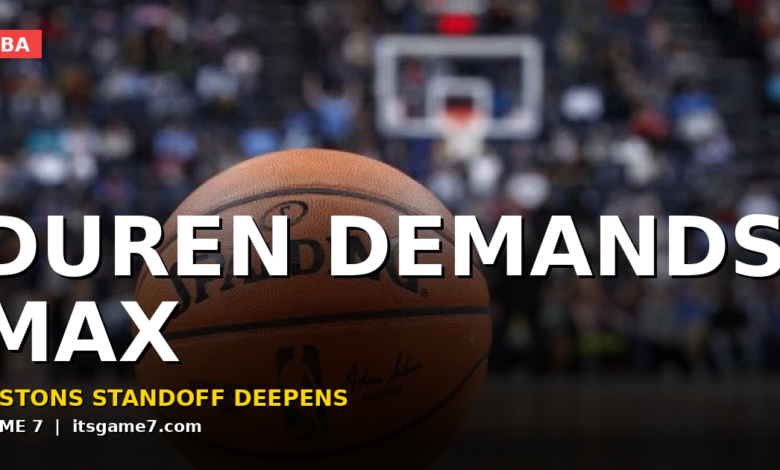 Jalen Duren Wants $287 Million. The Pistons Offered Less. Here's Why the Standoff Is Getting Ugly. 1
