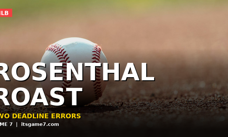 Ken Rosenthal Got Trade Deadline Roasted for Getting Two Big Names Completely Wrong 1