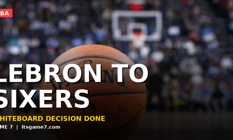 LeBron James Picks the 76ers After Rich Paul Whiteboard Drama: The King Actually Signs in Philly 1