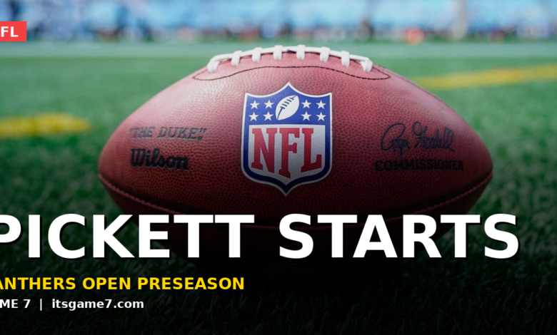Panthers Name Kenny Pickett Hall of Fame Game Starter: Bryce Young Sits, Backup Race Heats Up 1