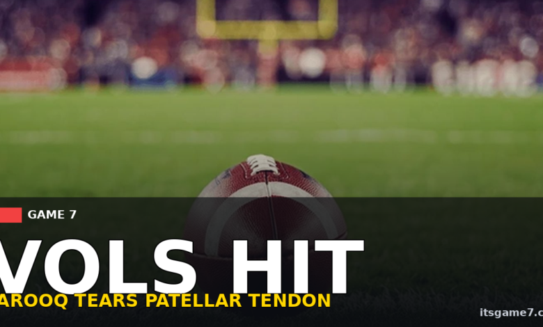Tennessee Safety Edrees Farooq Out for Season After Torn Patellar Tendon in Practice 1