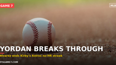 Yordan Alvarez Home Run Ends George Kirby's Wild No-HR Streak Against Astros 1