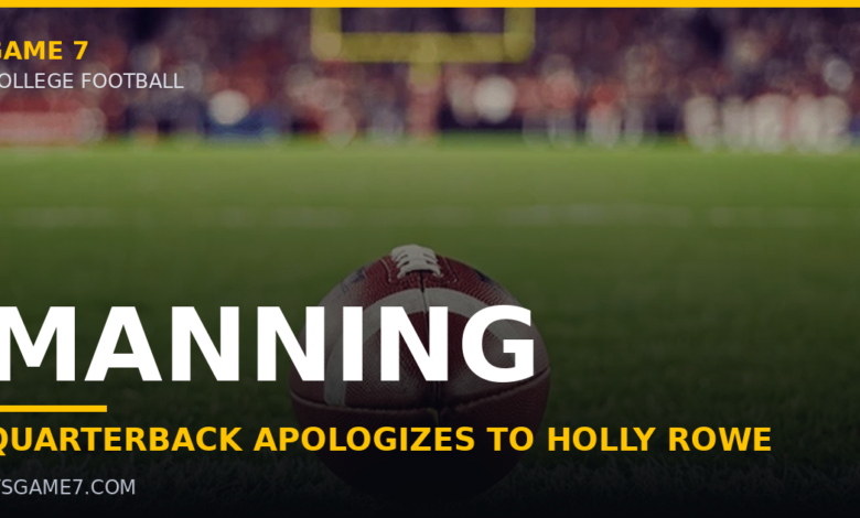 Arch Manning Apologizes to Holly Rowe After Calling AI Slap Video 'Hilarious' 1