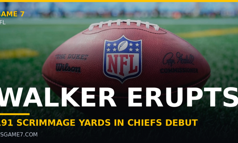 Kenneth Walker Runs for 173 Yards in Chiefs Debut as Kansas City Routs Broncos 31-10 1