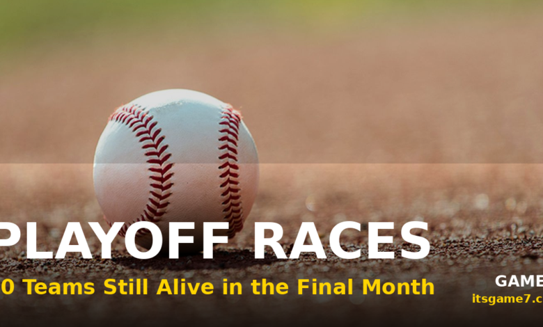 MLB Playoff Races Entering the Final Month With 20 Teams Still Alive