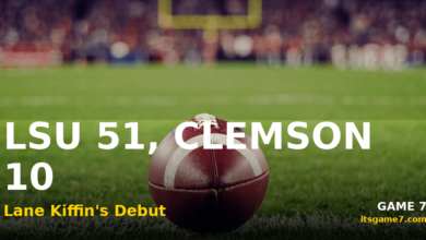 LSU Crushed Clemson 51-10 in Lane Kiffin's Debut