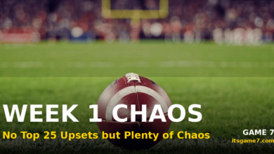 College Football Week 1 Had No Top 25 Upsets but Plenty of Chaos
