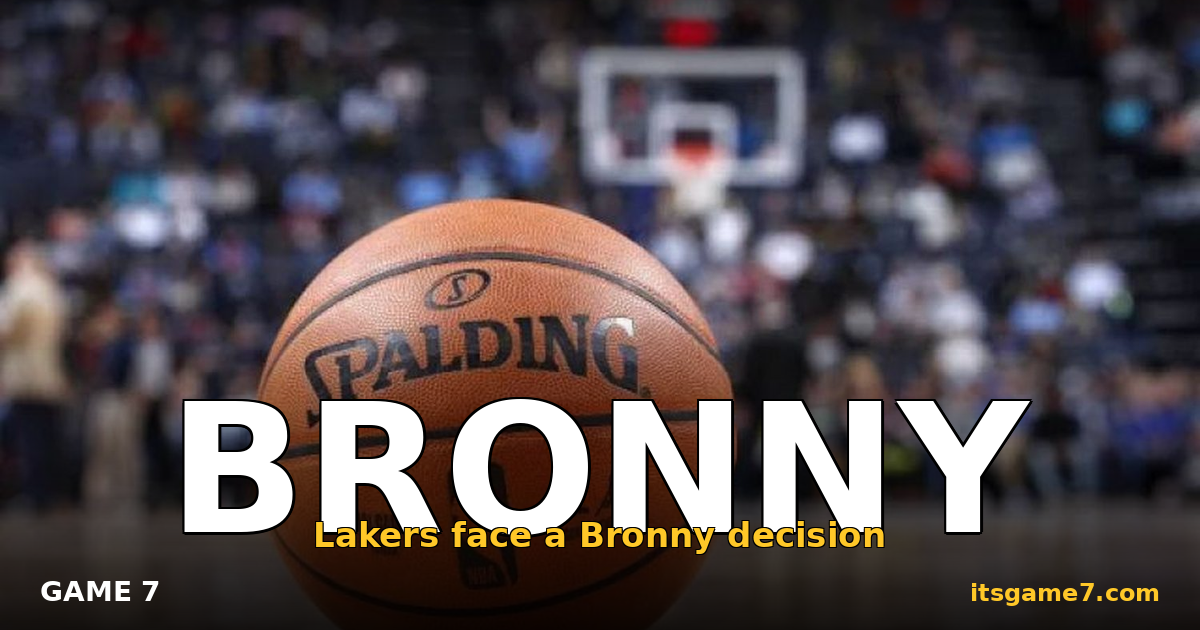 NBA Trade Rumors: Bronny James at a Crossroads With the Lakers