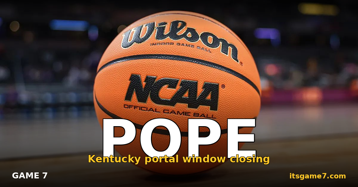 Mark Pope Under Pressure: Kentucky Basketball Is Running Out of Portal Options