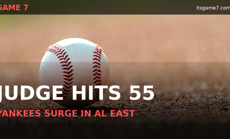Aaron Judge Hits 55th Home Run as Yankees Chase AL East Title 1