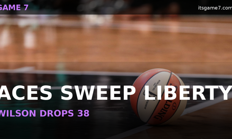 Aces Sweep Liberty in WNBA Semifinals as Aja Wilson Delivers 38-Point Masterpiece 1