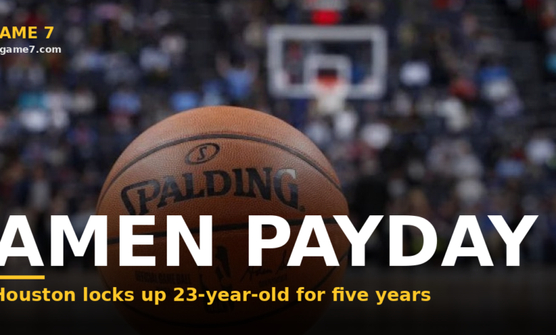 Amen Thompson Just Got Paid, And The Rockets Should Be Thrilled