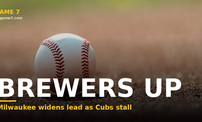 The Brewers Are Building A Real Cushion In The NL Central, And The Cubs Should Panic