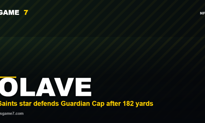 Why Chris Olave Is Wearing a Guardian Cap in Games Now, and Why More Stars Should