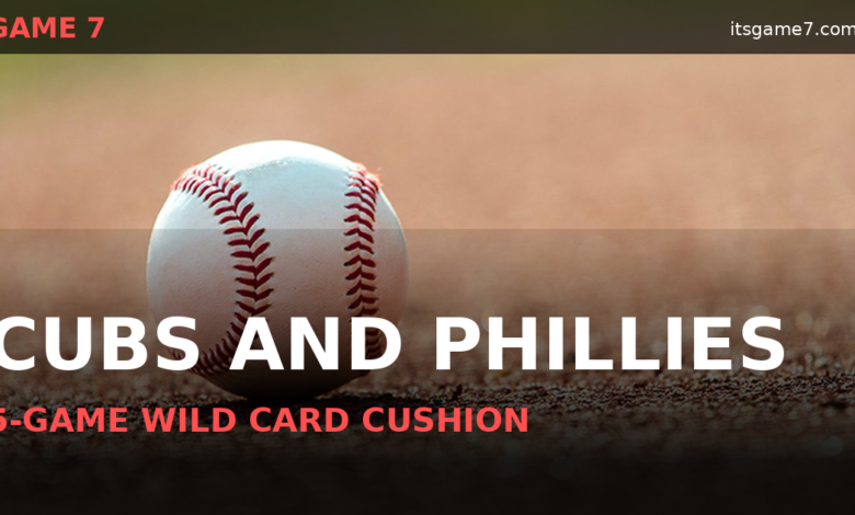Cubs and Phillies Sit Comfortably Atop NL Wild Card Standings 1