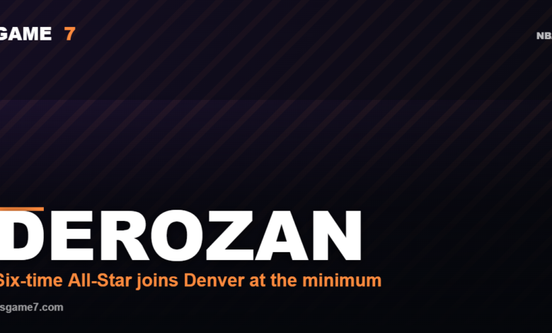 DeMar DeRozan Signs With the Nuggets for $3.9 Million. That's Highway Robbery