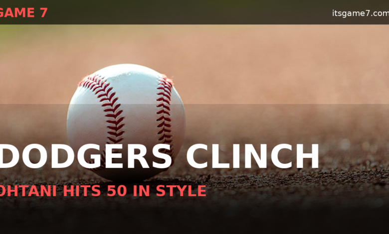 Dodgers Clinch NL West as Shohei Ohtani Hits 50th Home Run 1
