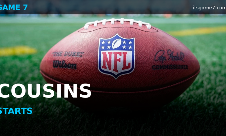Kirk Cousins Named Raiders Starter for Week 1 Season Opener 1
