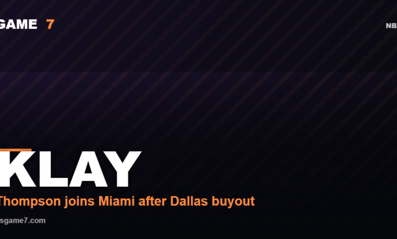 Klay Thompson Signs With the Heat After Mavericks Buyout. Miami Just Got Its Spacing
