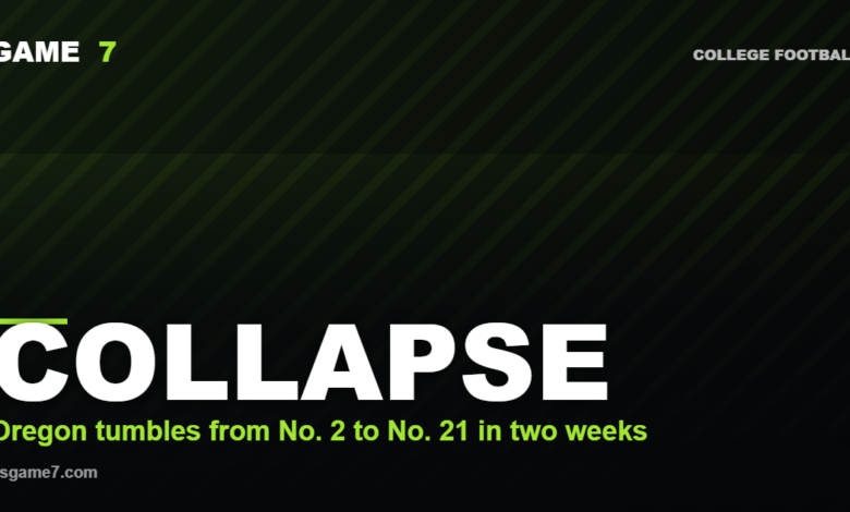 Oregon Fell From No. 2 to No. 21 After Losing to Oklahoma State. Are the Ducks Done?
