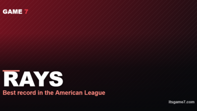 RAYS Best record in the American League