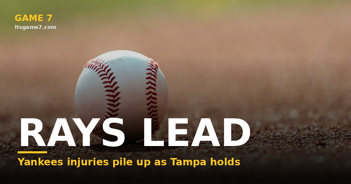 The Rays Are Somehow Still Leading The AL East, And The Yankees Cannot Catch A Break