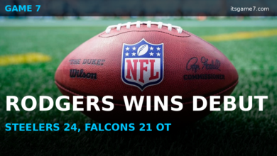 Steelers Win Aaron Rodgers Debut in Overtime Thriller Against Falcons 2