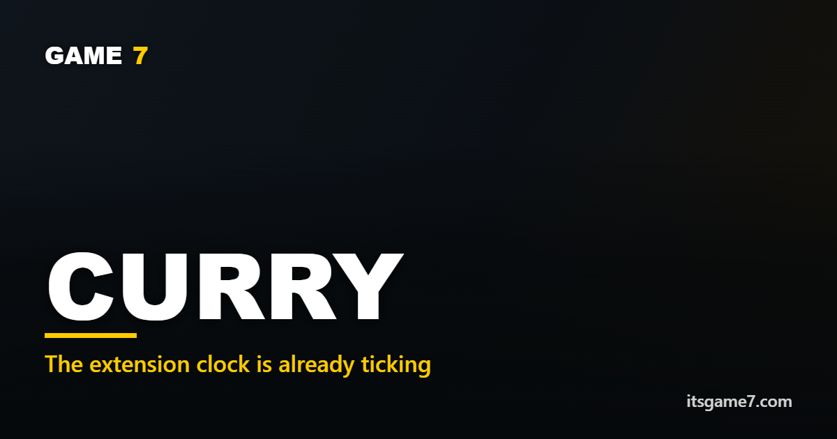 Will Stephen Curry Sign His $137 Million Warriors Extension? What the Clock Really Means