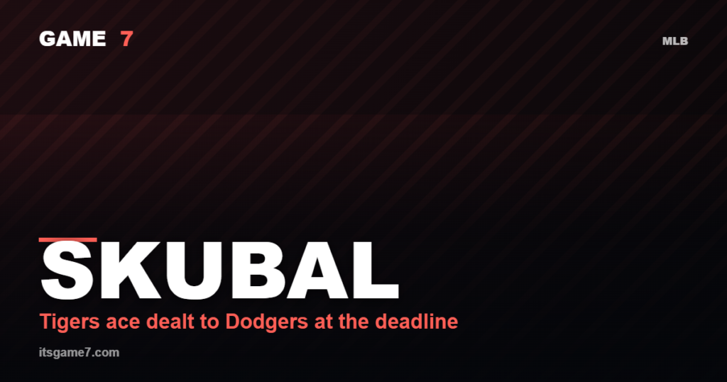 The Tigers Traded Tarik Skubal. His Own Words Explain Why.