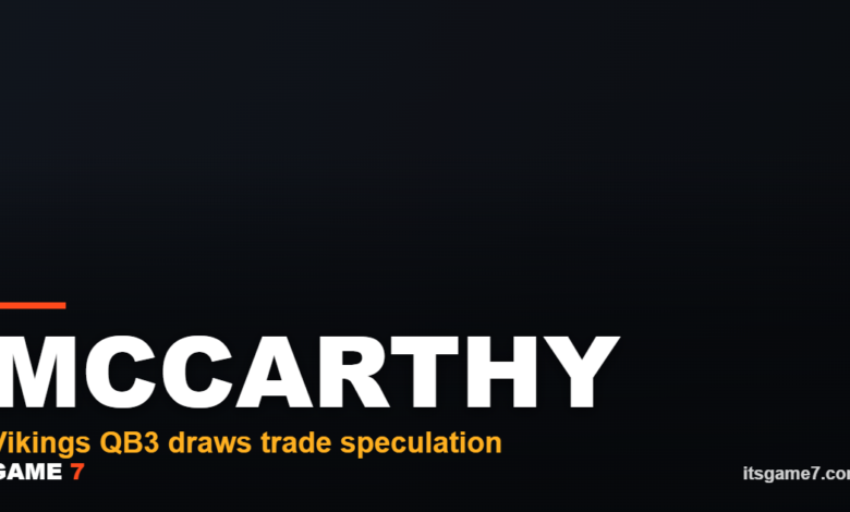 Will the Vikings Trade J.J. McCarthy? What Insiders Are Saying