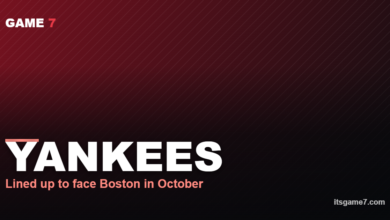 YANKEES Lined up to face Boston in October